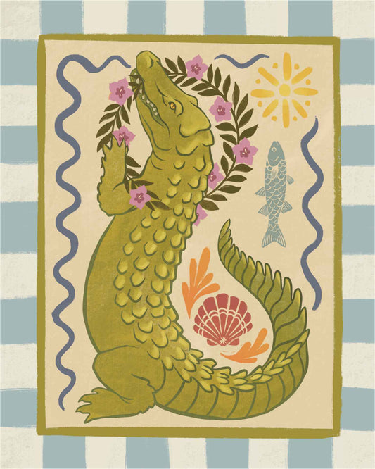 Florida Picnic Print 8x10